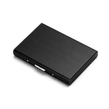 Aluminum Alloy Anti-Degaussing Credit Card Holder Black Stainless Steel Bank Card Holder Metal Card Holder RFID - V.I.P Digital Presence