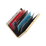 Aluminum Alloy Anti-Degaussing Credit Card Holder Black Stainless Steel Bank Card Holder Metal Card Holder RFID - V.I.P Digital Presence