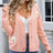 Angel Wings Crochet Flower Button Up Cardigan - V.I.P Digital Presence