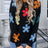 Angel Wings Flower Round Neck Long Sleeve Sweater - V.I.P Digital Presence