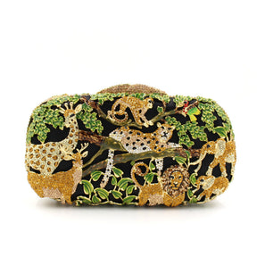 Animal Forest Package, Hollow Metal Crystal Banquet Package, Drip Oil Inlaid Diamond Handbag - V.I.P Digital Presence