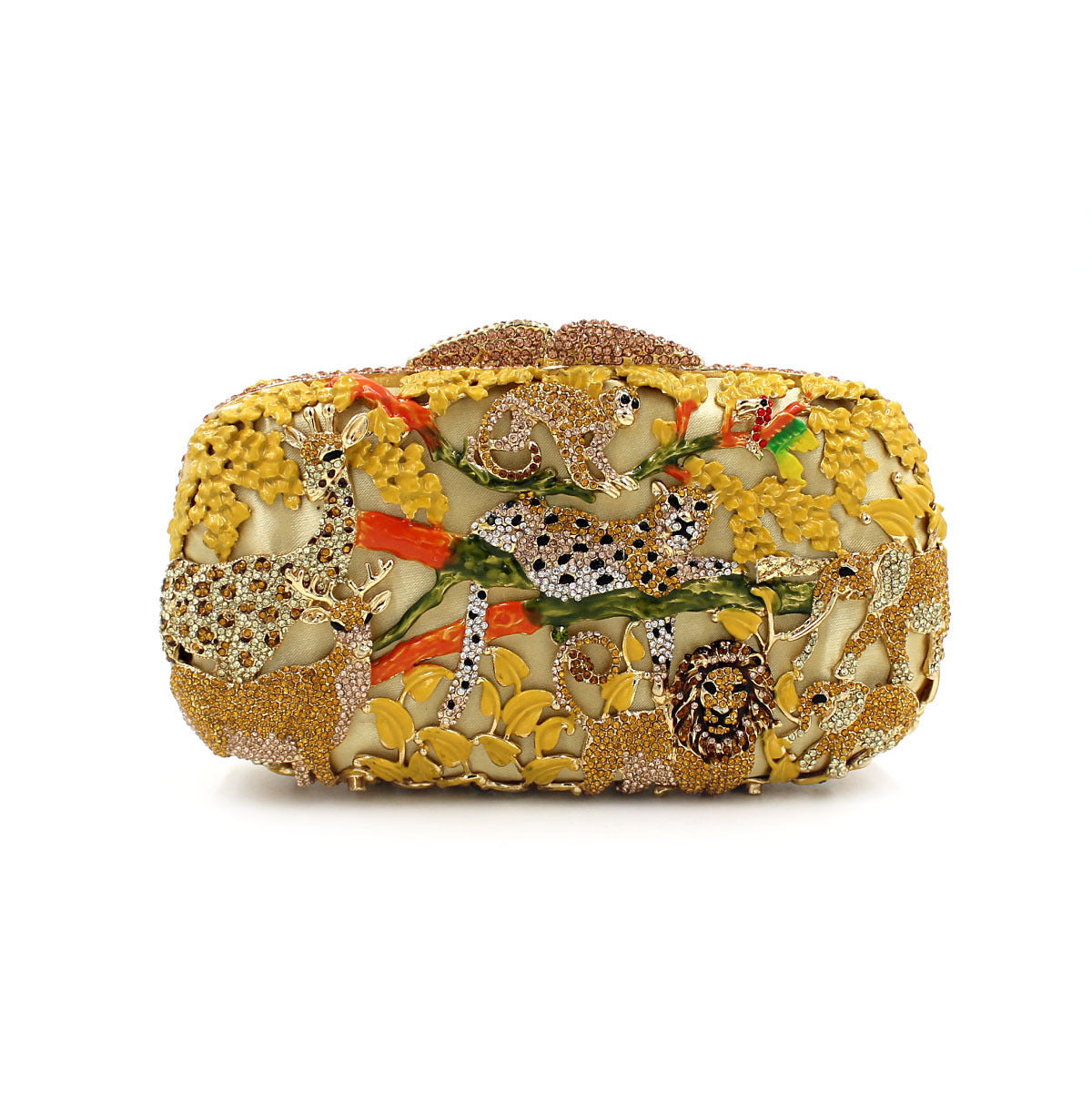 Animal Forest Package, Hollow Metal Crystal Banquet Package, Drip Oil Inlaid Diamond Handbag - V.I.P Digital Presence
