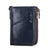 Anti-Theft Brush RFID Genuine Leather Men's Wallet Multifunctional Double Zipper Vertical Wallet Fashion Casual Coin Purse - V.I.P Digital Presence