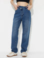 Asymmetric Waist Jeans with Pockets - V.I.P Digital Presence