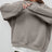 Autumn and winter new solid color round neck loose pullover sweatshirt long sleeved fleece sweater for women - V.I.P Digital Presence