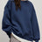 Autumn and winter new solid color round neck loose pullover sweatshirt long sleeved fleece sweater for women - V.I.P Digital Presence