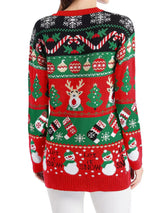 Autumn and winter new sweater jacket women's casual long sleeved Christmas sweater - V.I.P Digital Presence