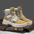 Autumn canvas high top shoes men's casual motorcycle short boots workwear boots hiking Martin boots board shoes - V.I.P Digital Presence