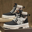 Autumn canvas high top shoes men's casual motorcycle short boots workwear boots hiking Martin boots board shoes - V.I.P Digital Presence
