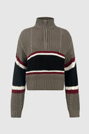 Autumn/Winter Retro Casual Half Zipper Sweater - V.I.P Digital Presence