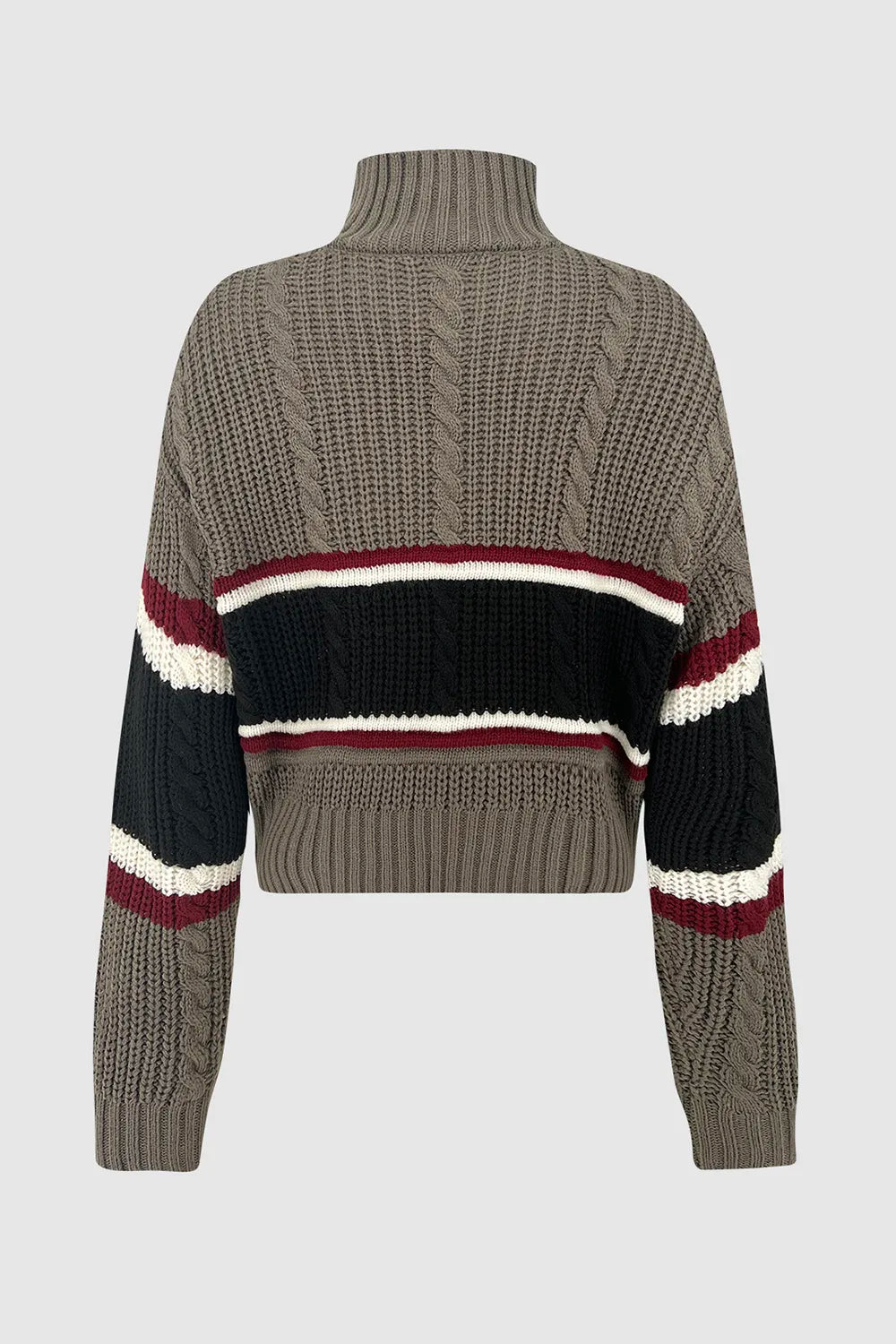 Autumn/Winter Retro Casual Half Zipper Sweater - V.I.P Digital Presence