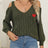 Autumn/Winter Top Deep V Sexy Off Shoulder Loose Hooded Sweater for Women - V.I.P Digital Presence