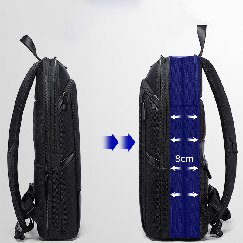 Backpack Ultra Thin Backpack Men's Expandable Large Capacity Business Multi-Function Computer Waterproof Backpack - V.I.P Digital Presence