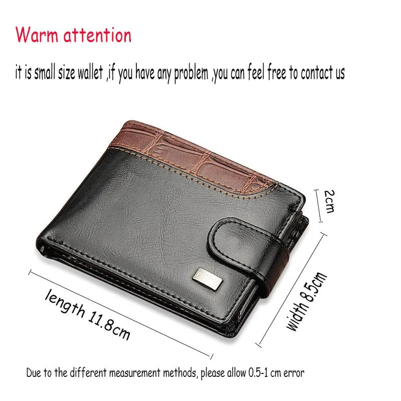 Baellerry Vintage Leather Hasp Small Wallet Coin Pocket Purse Card Holder Men Wallets Money Cartera Hombre Bag Male Clutch - V.I.P Digital Presence