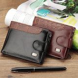 Baellerry Vintage Leather Hasp Small Wallet Coin Pocket Purse Card Holder Men Wallets Money Cartera Hombre Bag Male Clutch - V.I.P Digital Presence