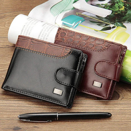 Baellerry Vintage Leather Hasp Small Wallet Coin Pocket Purse Card Holder Men Wallets Money Cartera Hombre Bag Male Clutch - V.I.P Digital Presence