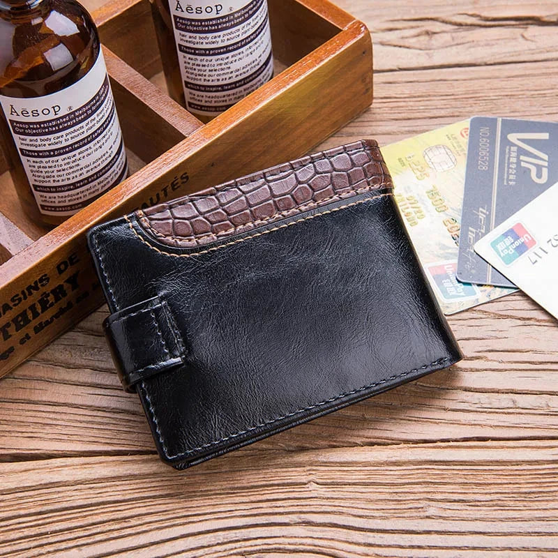 Baellerry Vintage Leather Hasp Small Wallet Coin Pocket Purse Card Holder Men Wallets Money Cartera Hombre Bag Male Clutch - V.I.P Digital Presence