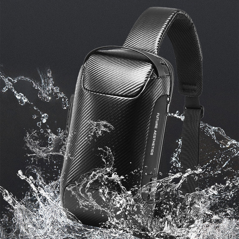 Bange Men's New Chest Bag Messenger Waterproof Shoulder Bag USB Business Trend Shoulder Bag Chest Bag - V.I.P Digital Presence