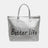 BETTER LIFE PU Leather Tote Bag - V.I.P Digital Presence