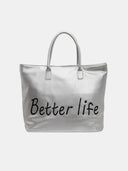 BETTER LIFE PU Leather Tote Bag - V.I.P Digital Presence