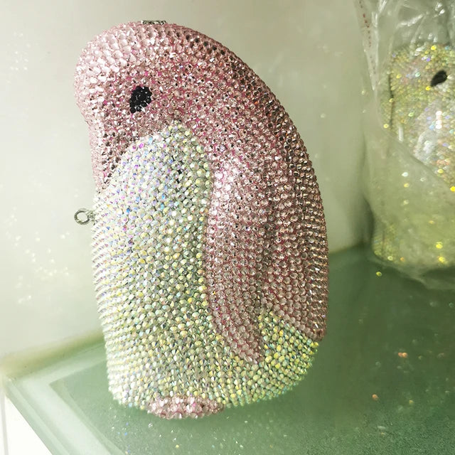 Black Diamond Animal Shape Evening Bag Designer Women Chain Shoulder Handbags Female New Arrival Crystal Purses High-End Prom Di - V.I.P Digital Presence