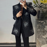 Black high-end suit jacket for women loose fitting suit for women - V.I.P Digital Presence