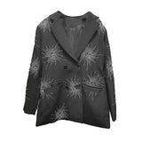 Black high-end suit jacket for women loose fitting suit for women - V.I.P Digital Presence