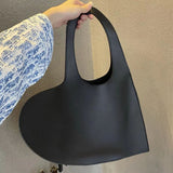 Black PU Love Handheld Photo Bag Love One Shoulder Underarm Bag - V.I.P Digital Presence