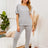 Boat Neck Top and Pants Lounge Set - V.I.P Digital Presence