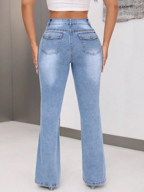 Bootcut Jeans with Pockets - V.I.P Digital Presence