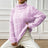 Bottom layer shirt contrasting plaid high neck sweater top - V.I.P Digital Presence