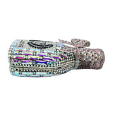 Bow Champagne Wine Bottle Diamond Set Banquet Bag Crystal Handbag for Women - V.I.P Digital Presence