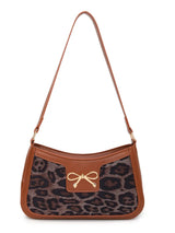 Bow Leopard PU Leather Handbag - V.I.P Digital Presence
