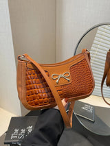 Bow PU Leather Shoulder Bag - V.I.P Digital Presence
