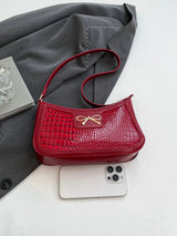 Bow PU Leather Shoulder Bag - V.I.P Digital Presence