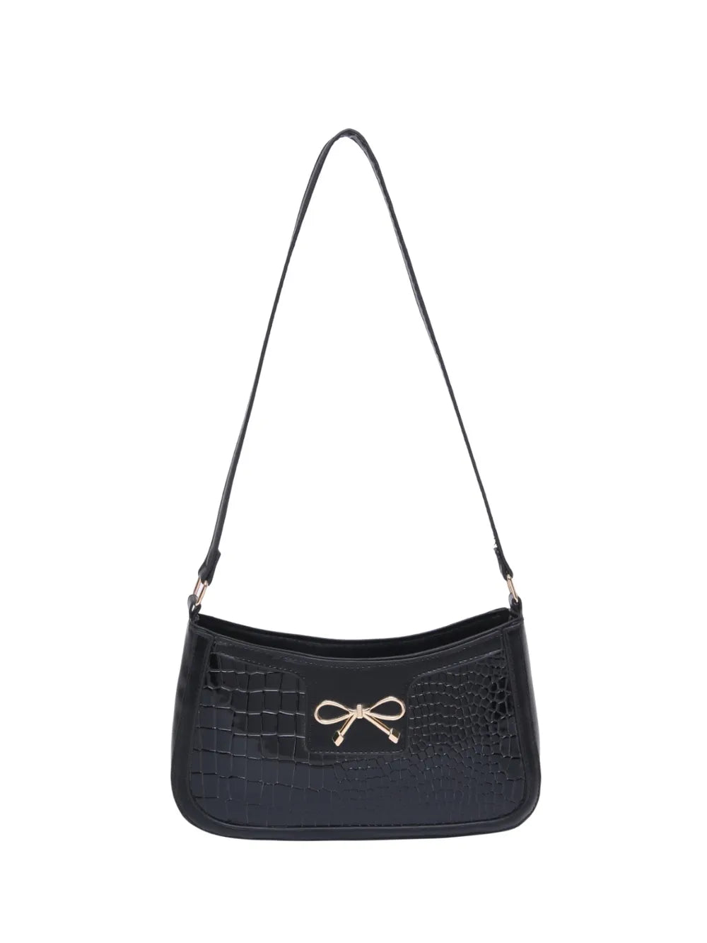 Bow PU Leather Shoulder Bag - V.I.P Digital Presence