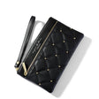 Brand Wristband Rivet Plaid Women Wallets Pu Leather Phone Pocket Card Holder Ladies Coin Purse Long Wallet Clutch Female Bag - V.I.P Digital Presence