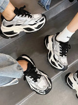 Breathable Chunky Platform Sneakers - V.I.P Digital Presence