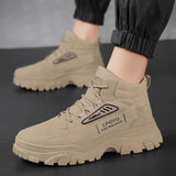 Breathable high top workwear shoes for men anti slip and wear-resistant sports and leisure safety shoes - V.I.P Digital Presence