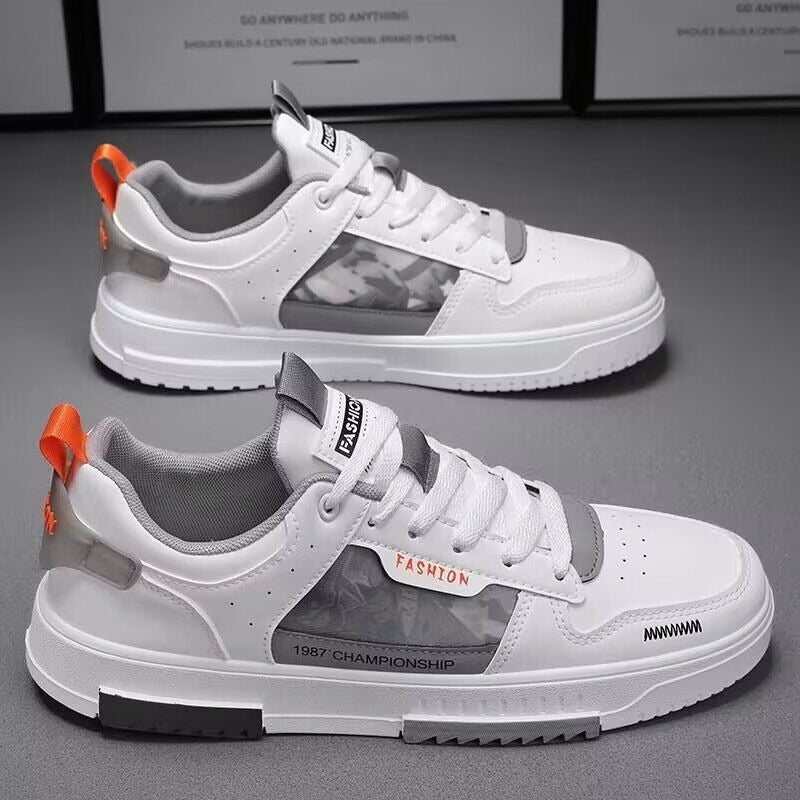 Breathable white shoes for men and students sports and leisure board shoes - V.I.P Digital Presence