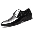Bright leather shoes for men's business dress shoes, plus size men's shoes, versatile wedding shoes - V.I.P Digital Presence