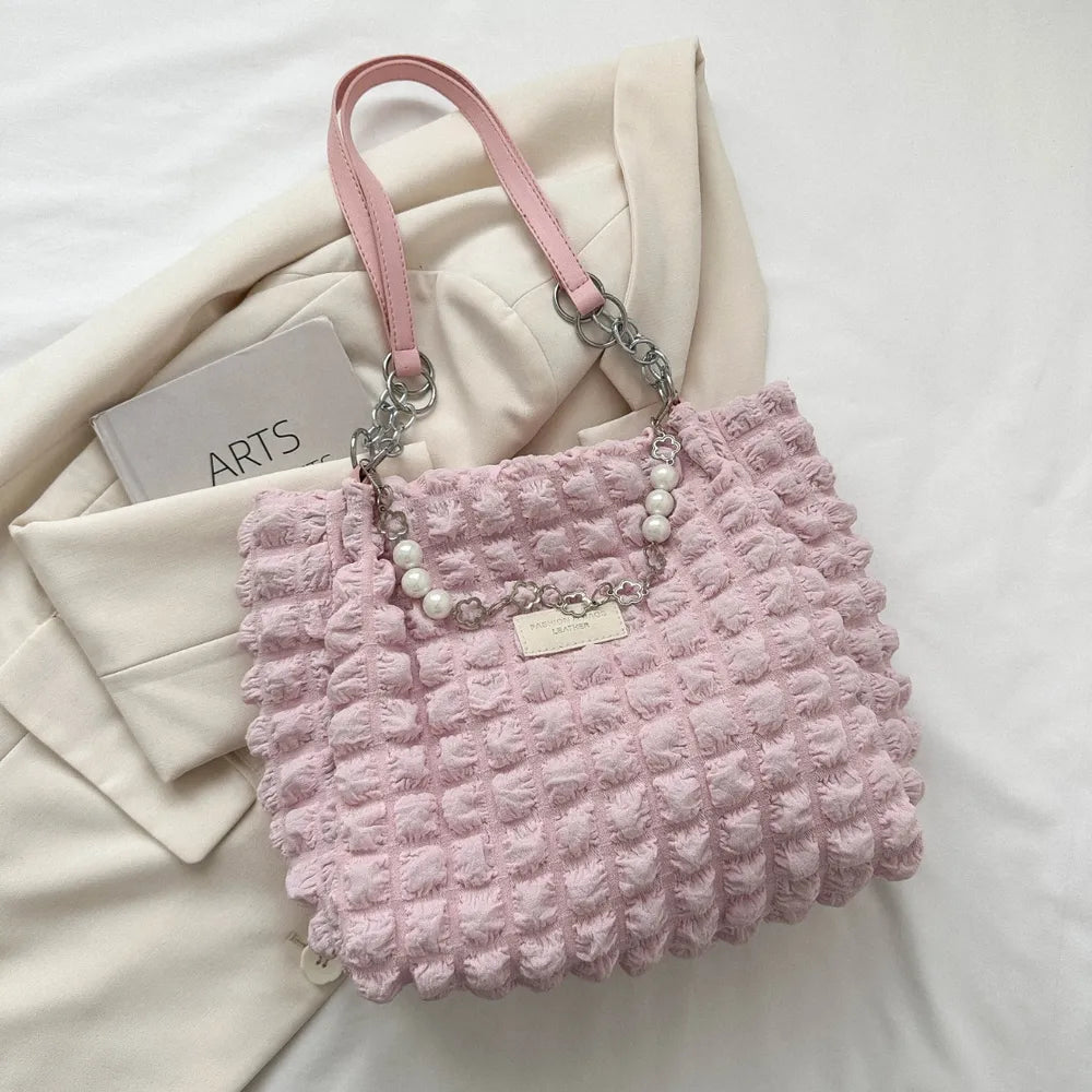 Bubble Textured Tote Bag - V.I.P Digital Presence