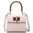 Buckle bag ostrich pattern single shoulder diagonal cross women's bag - V.I.P Digital Presence