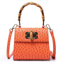 Buckle bag ostrich pattern single shoulder diagonal cross women's bag - V.I.P Digital Presence