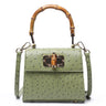 Buckle bag ostrich pattern single shoulder diagonal cross women's bag - V.I.P Digital Presence