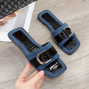 Buckle Trim Open Toe Sandals - V.I.P Digital Presence