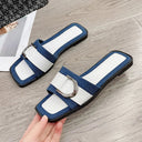 Buckle Trim Open Toe Sandals - V.I.P Digital Presence