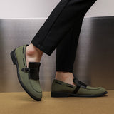 Business formal leather shoes men's soft soled casual shoes British style one foot shoes - V.I.P Digital Presence
