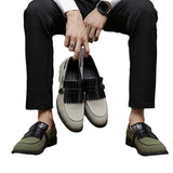 Business formal leather shoes men's soft soled casual shoes British style one foot shoes - V.I.P Digital Presence
