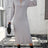 Button knit sweater dress fashionable temperament commuting women's sweater women - V.I.P Digital Presence